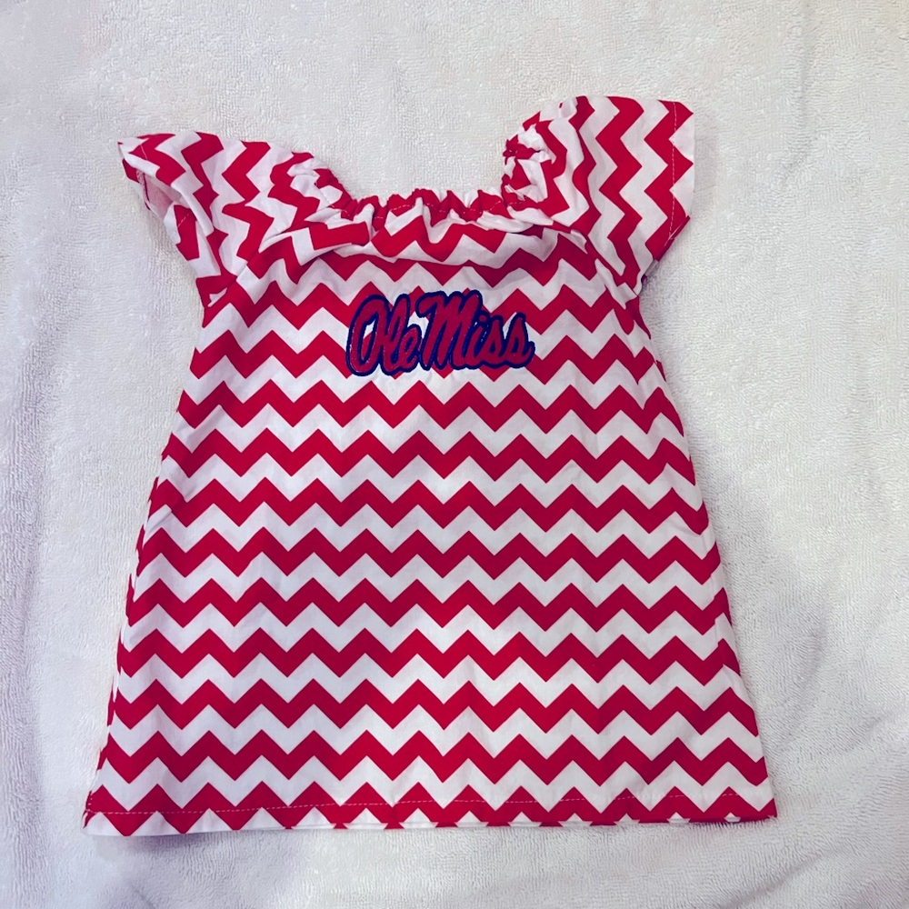 Ole Miss Chevron Dress
